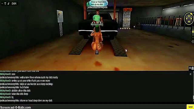 Nicky Gold Seduces in 3D Anime Game IMVU With Hot Cartoon Action