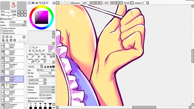 Big-Titted Teen Gets Drawn To Perfection In Erotic Hentai Speed Art Finale