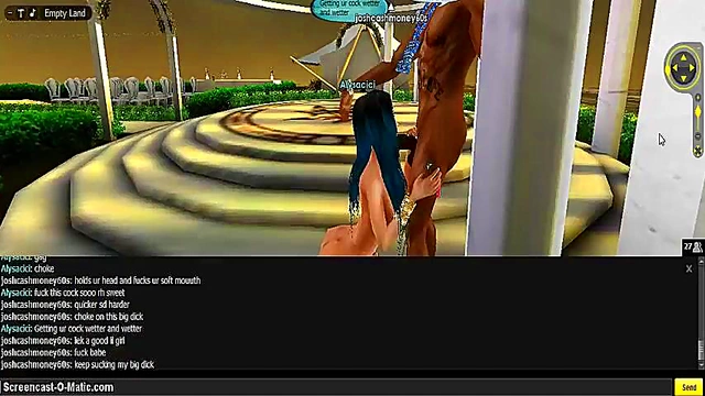 Cute Cici Takes 3D Cartoon Dick In Wild IMVU Game Session
