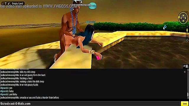 Cute Cici Takes 3D Cartoon Dick In Wild IMVU Game Session