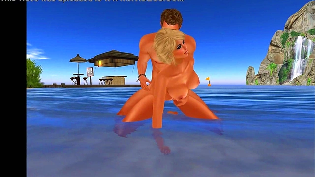 Relaxed Lazy Sunday With 3D Cartoon Couple Enjoying Steamy Moments