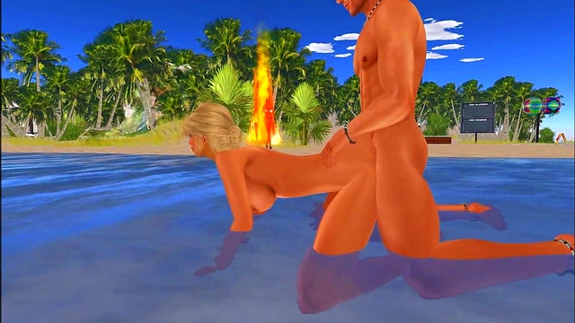 Relaxed Lazy Sunday With 3D Cartoon Couple Enjoying Steamy Moments