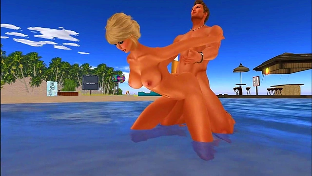 Relaxed Lazy Sunday With 3D Cartoon Couple Enjoying Steamy Moments