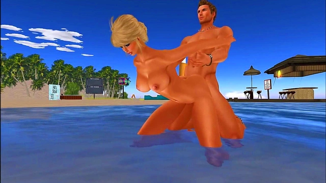 Relaxed Lazy Sunday With 3D Cartoon Couple Enjoying Steamy Moments