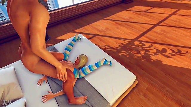 Hetero 3D Anime Couple Engage in Virtual Sex Adventure