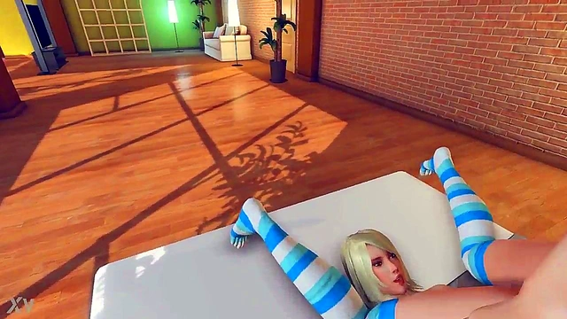 Hetero 3D Anime Couple Engage in Virtual Sex Adventure