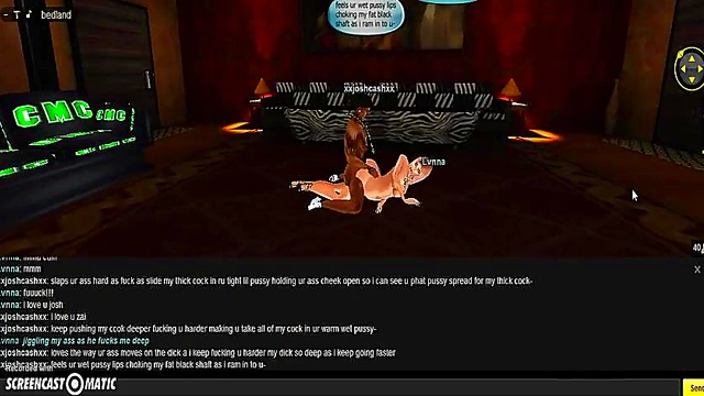 Lvnna Seduces You In Her Bedroom With 3D Anime Game Action