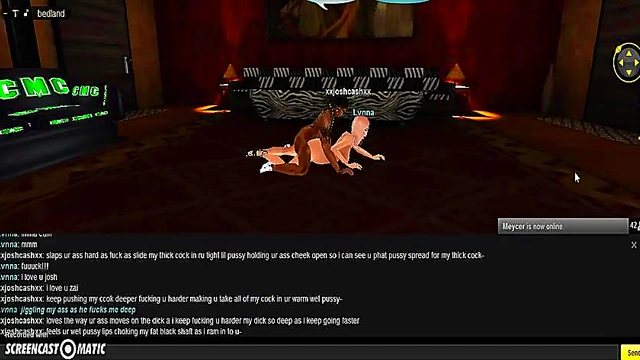 Lvnna Seduces You In Her Bedroom With 3D Anime Game Action