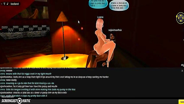 Lvnna Seduces You In Her Bedroom With 3D Anime Game Action