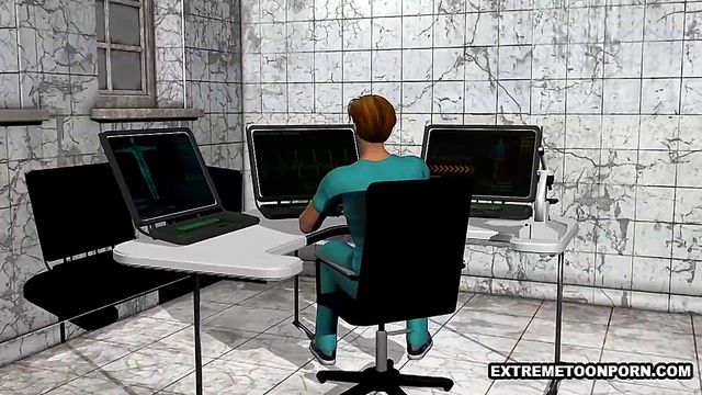 3D Anime Babe Gives Intense Blowjob & Handjob To Hardcore Fantasy Dick