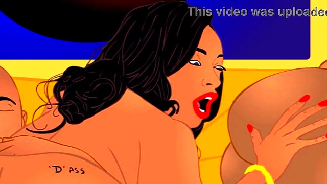 Big-Ass Cherokee Chick Shows Off Curves in Busty 3D Anime Action