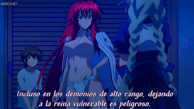 Horny Anime Chick Gets Ecchi Action In DxD Fantasy Scene