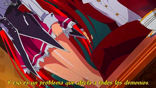 Horny Anime Chick Gets Ecchi Action In DxD Fantasy Scene