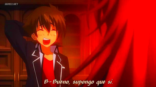 Horny Anime Chick Gets Ecchi Action In DxD Fantasy Scene