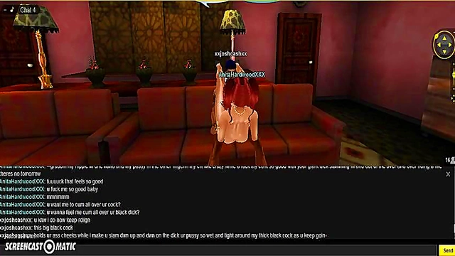 Anita's Red Bedroom – 3D Anime Game Porn SeductionFantasy