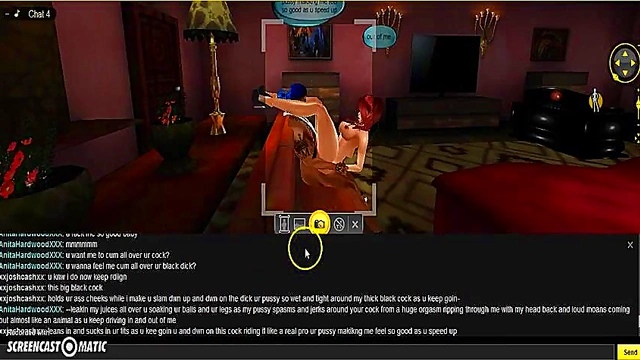 Anita's Red Bedroom – 3D Anime Game Porn SeductionFantasy