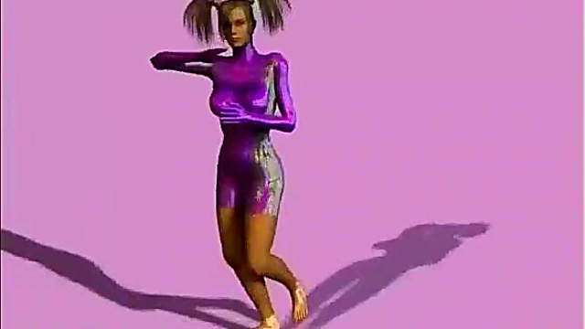 Step Into My Virtual World – Big-Titted Anime Babe Strips & Blows Hardcore