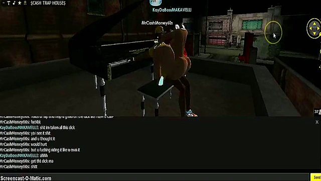 KaydaBoss animator brings sexy 3D IMVU game character to life for hot hentai action