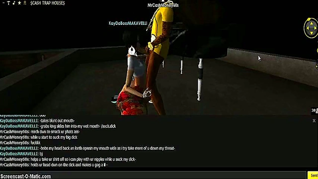 KaydaBoss animator brings sexy 3D IMVU game character to life for hot hentai action