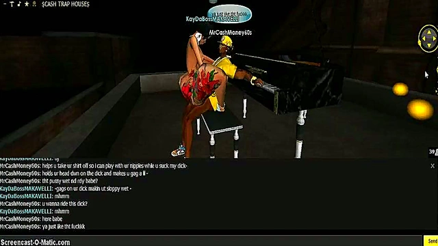 KaydaBoss animator brings sexy 3D IMVU game character to life for hot hentai action