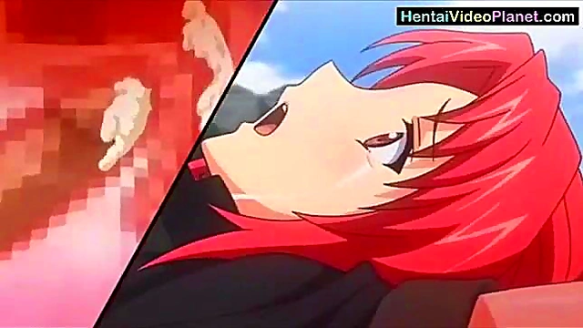 Sexy Anime Babe Shows Off Big Tits In Weird Hentai Outfit