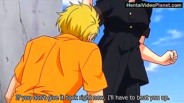 Sexy Anime Babe Shows Off Big Tits In Weird Hentai Outfit