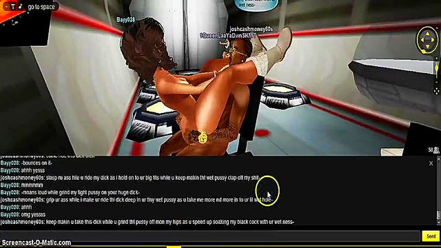 3D Hentai Game Animation – IMVU Porn Scene With Hot Couple Action