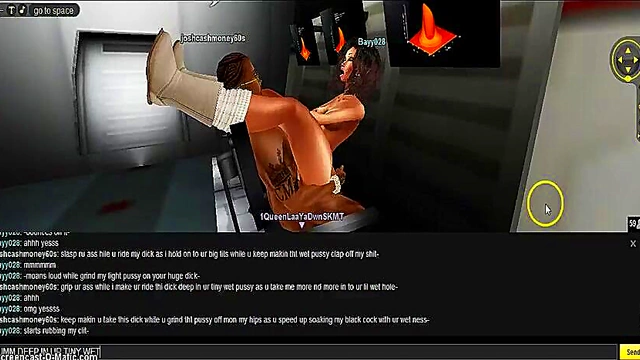 3D Hentai Game Animation – IMVU Porn Scene With Hot Couple Action