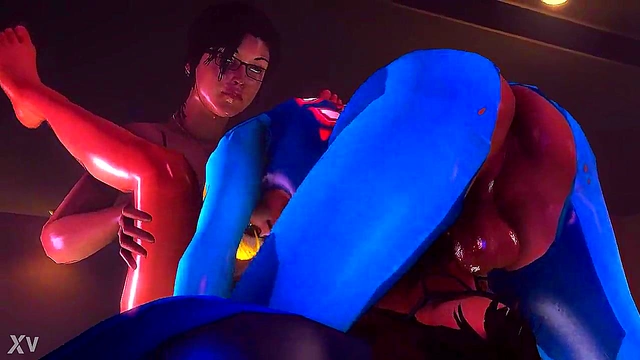 3D Hentai Babe With Glasses Gets Wild In Zero-G Seduction Scene