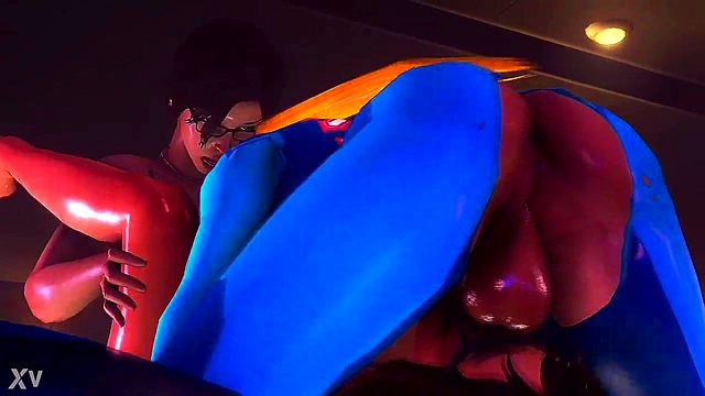 3D Hentai Babe With Glasses Gets Wild In Zero-G Seduction Scene