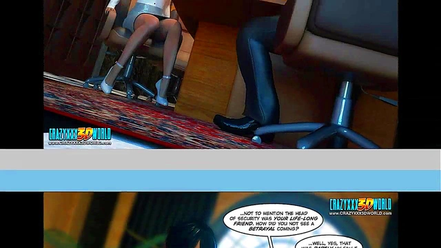 Mature Big-Titted Toon Babe Rides Huge Dick In Stockings & Pantyhose