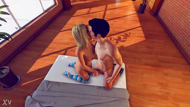 Hetero 3D Anime Couple Engage in Hot Virtual Sex Adventure