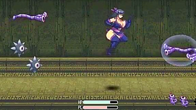 Shinobi Agent With Big Tits Sucks Dick & Swallows Cum In Anime Action Fest