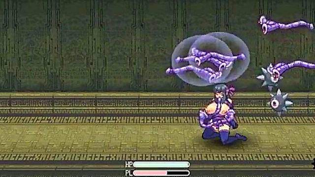 Shinobi Agent With Big Tits Sucks Dick & Swallows Cum In Anime Action Fest