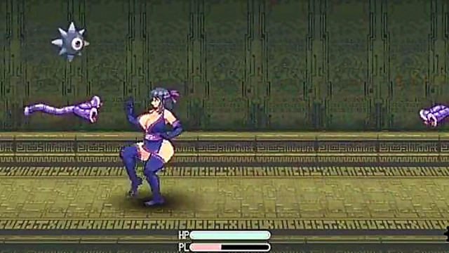 Shinobi Agent With Big Tits Sucks Dick & Swallows Cum In Anime Action Fest