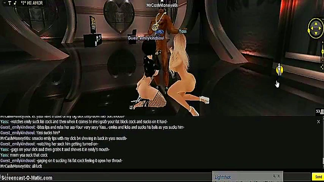 Yass & Em – 3D Cartoon Couple Enjoy Steamy Anime Game Action