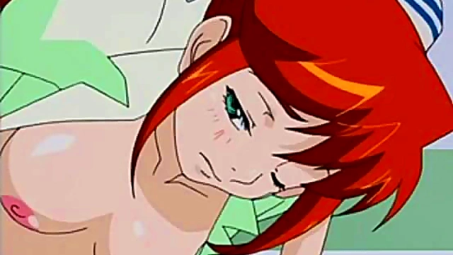 Young Virginal Step-Mom Gives Uncensored Anime Blowjob With Big Tits