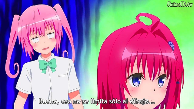 Horny Anime Couple Engages in Steamy Ecchi Action from To Love-Ru Darknes