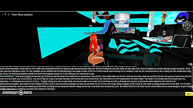 Starfire Battles Nightwing in Steamy 3D Anime Porn Adventure