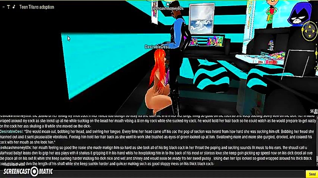 Starfire Battles Nightwing in Steamy 3D Anime Porn Adventure