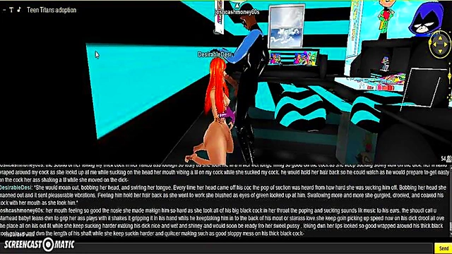 Starfire Battles Nightwing in Steamy 3D Anime Porn Adventure