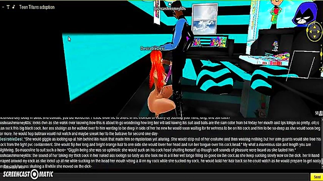 Starfire Battles Nightwing in Steamy 3D Anime Porn Adventure