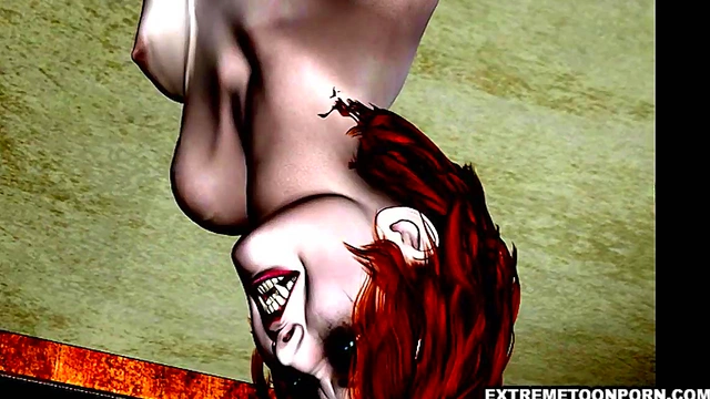 Vampire Vixen Rides Stud's Hard Cock for Intense 3D Hentai Orgasm