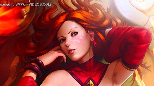 Lina from Dota 2 Gets Joyful Hentai Action with Sexy Montage