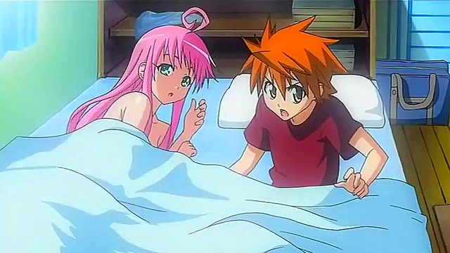 Big-Titted Anime Harem Alien Seduces You in To LOVE-RU Ecchi Sex Fest