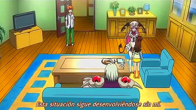 Big-Titted Anime Harem Alien Seduces You in To LOVE-RU Ecchi Sex Fest