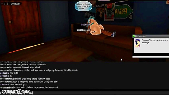 15-Minute 3D Hentai Game Animation – IMVU Porn With Cute Characters