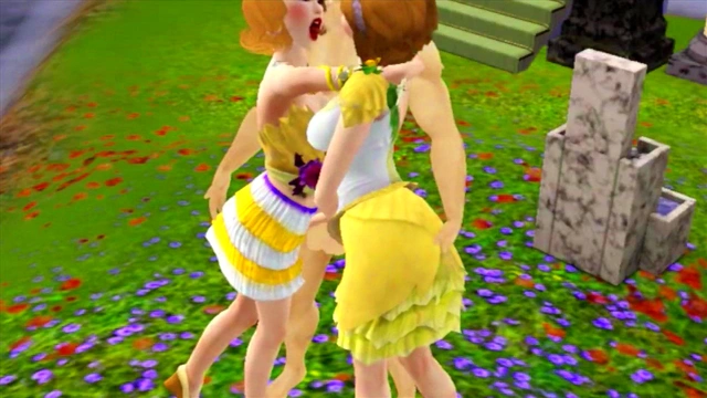 3D Sims Porn Chronicles – Animated Hentai Couple Enjoy Intense Sex Session