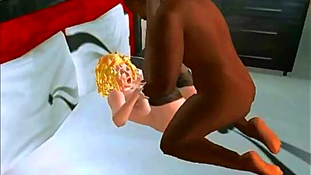 Blonde MILF Mommy Gets BBC In Naughty Anime Story Episode