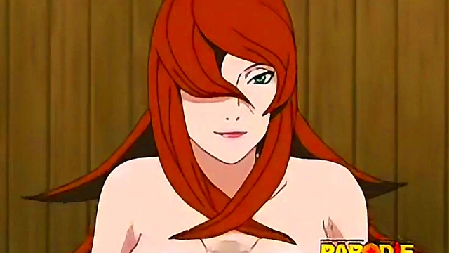 Horny Mei Terumi Rides Big Dick For Ass Cumshot In Naruto Hentai Anime